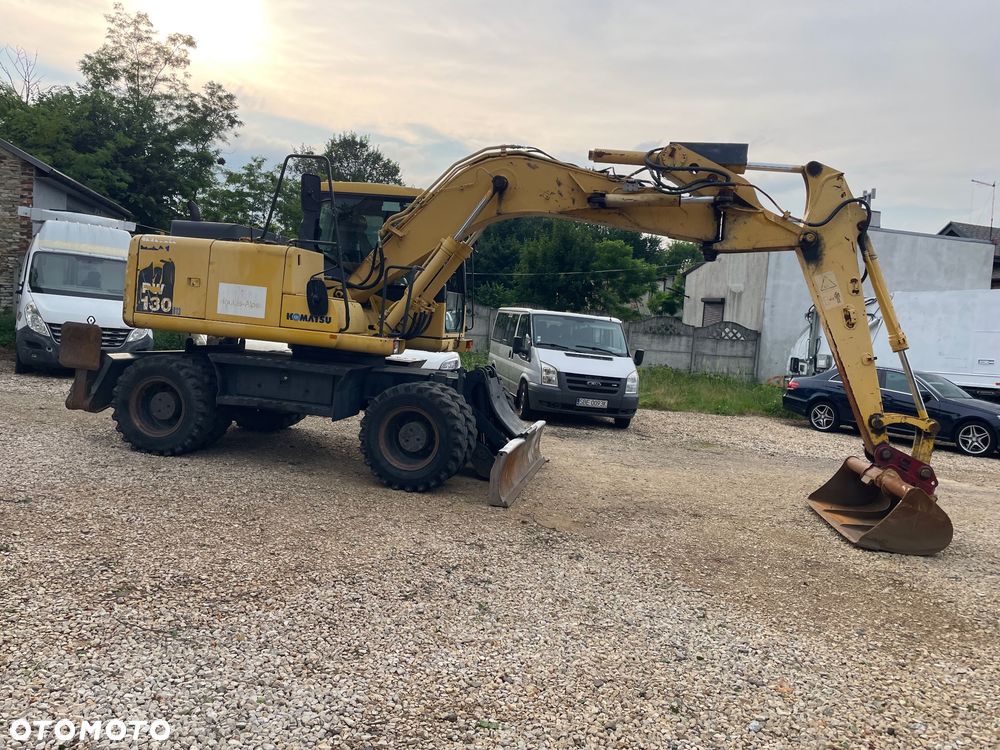 Komatsu Pw 130-7K koparka Kołowa obrotowa CAT JCB CASE LIEBHERR - 6