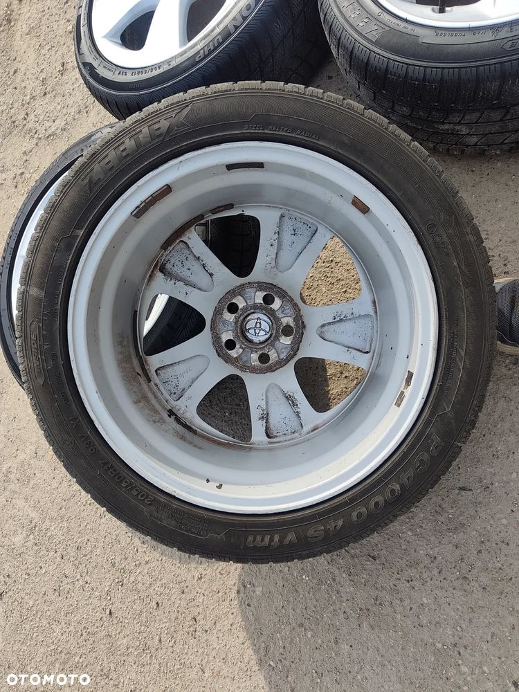 5x100 Felgi Aluminiowe Alufelgi Oryginalne 17 Koła Zimowe Całoroczne TOYOTA AVENSIS I II 2 CELICA CARINA E MATRIX PRIUS 6mm Legnica ALU-RAD 205/50 - 15