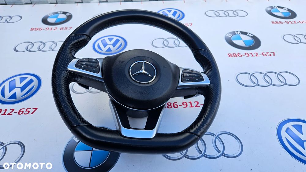 Mercedes GLC W253 X253 Kierownica AMG Łopatki A0004604003 Poduszka kierownicy Airbag IDEALNA - 1