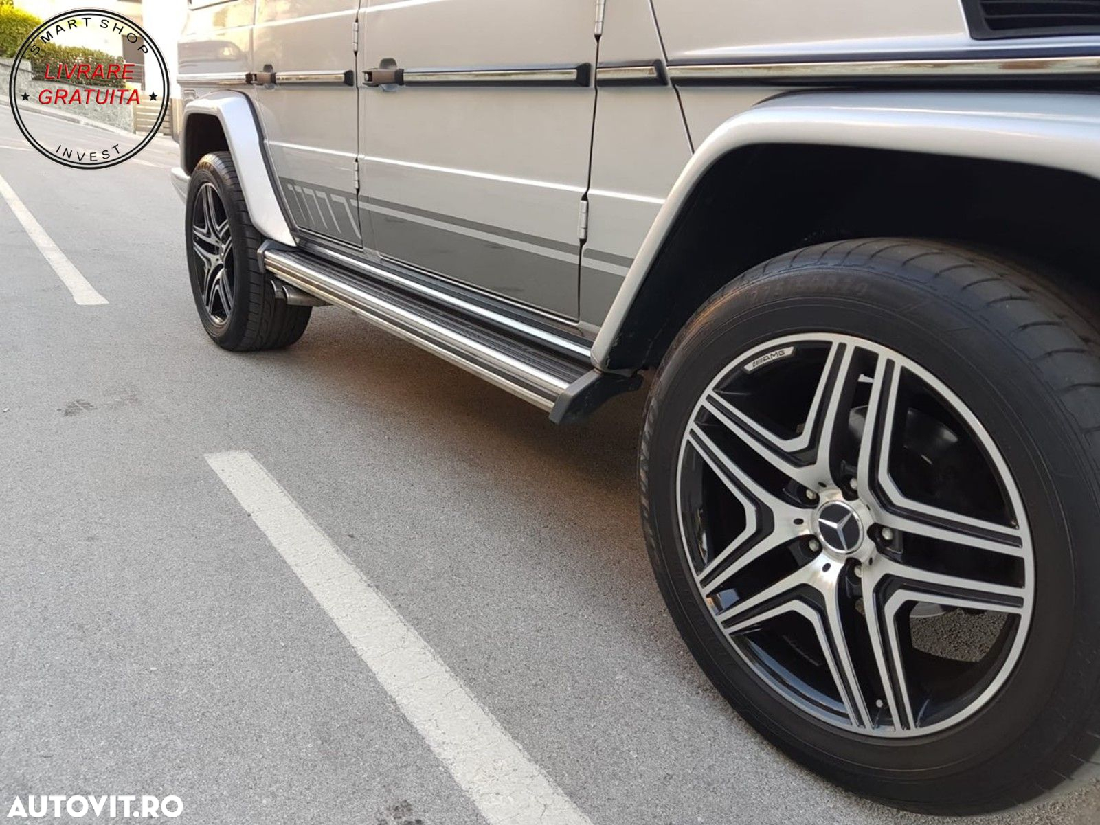 Stickere Laterale Negru Mat Mercedes G-Class W463 (1989-2017)- livrare gratuita - 9
