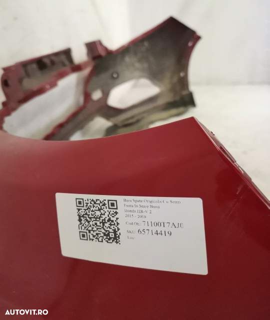 Bara Spate Originala Cu Senzori Si Fusta In Stare Buna Honda HR-V 2 20 - 8