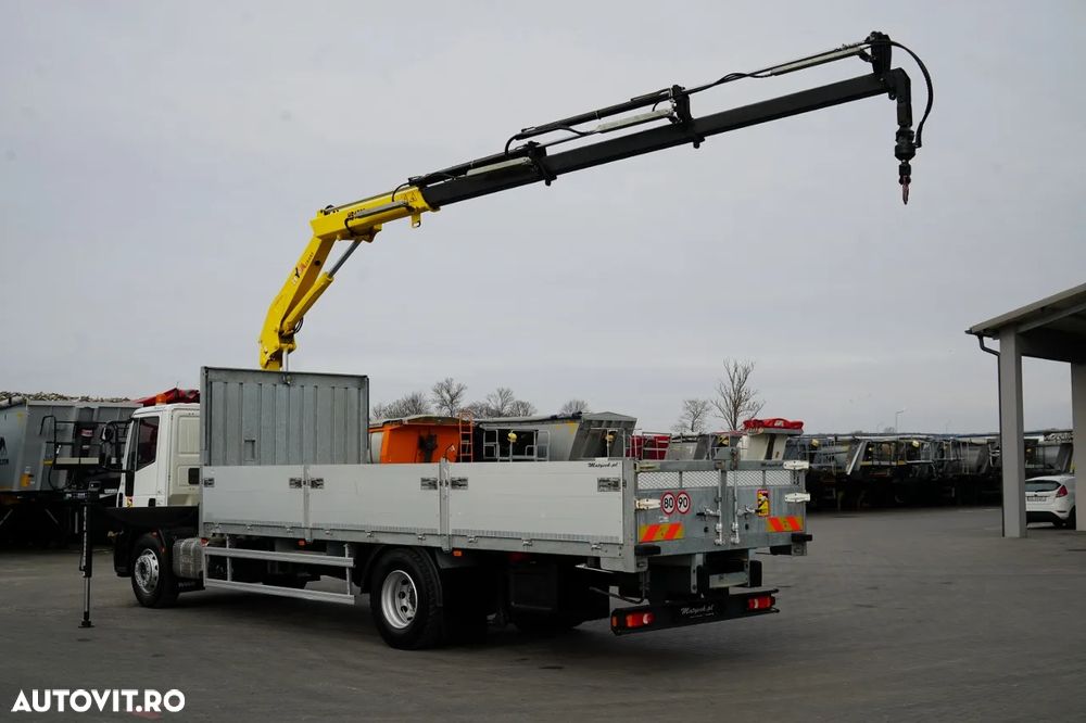 Iveco 180E25 / 4X2 / 7.5m LIVRARE + HYVA HB150X MAX. CAPACITATE DE RIDICARE 5.200 KG / RADIOCOMANDĂ / ROTATOARE / AUTOMATĂ - 4