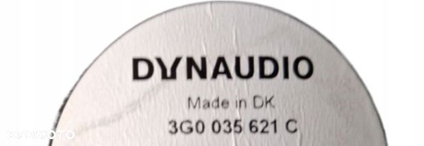 vw arteon passat b8 subwoofer głośnik dynaudio 3g0035621c - 3