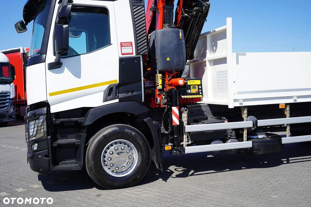 Renault C 430 / 6 X 2 / E 6 / SKRZYNIOWY + HDS / FASSI F 195 / ROTATOR / PILOT / DŁ. 8,05 M - 19