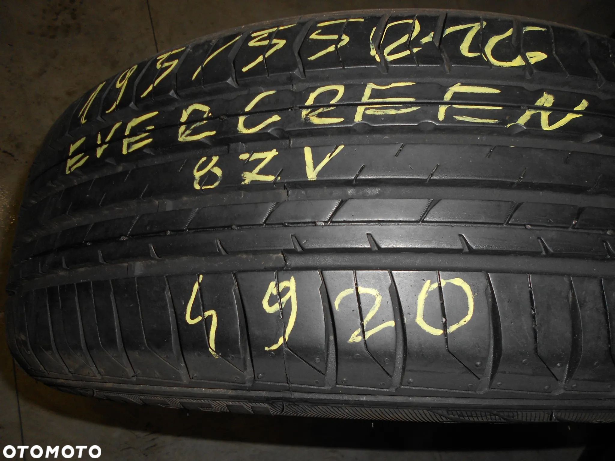 OPONA POJEDYNKA 195/55R16 EVERGREEN DYNA CONTROL EH 226 DOT 4920 8MM - 1