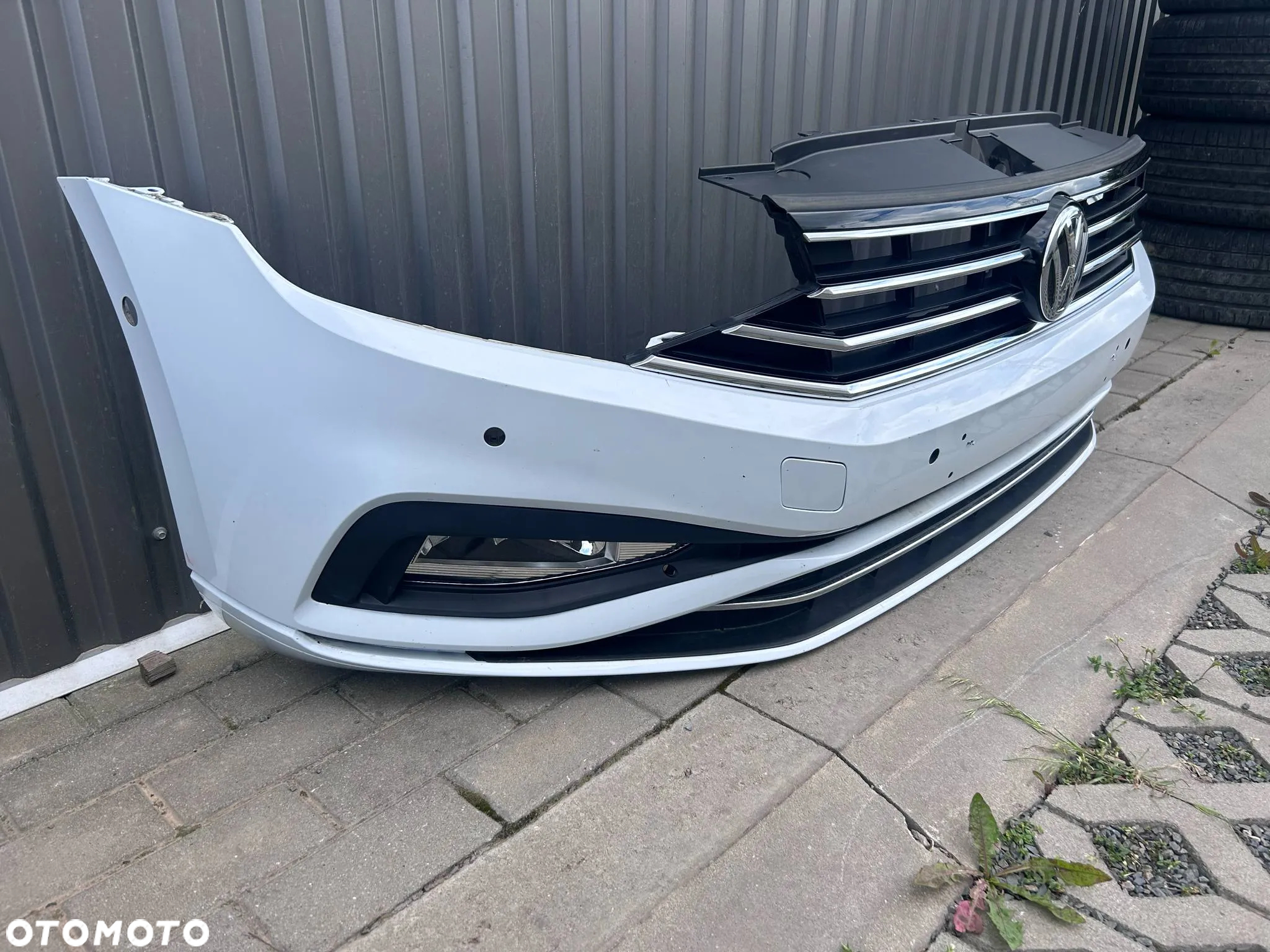 Vw Passat B8 Lift Zderzak Przód Przedni Kompletny 6xPDC LS9R - 2