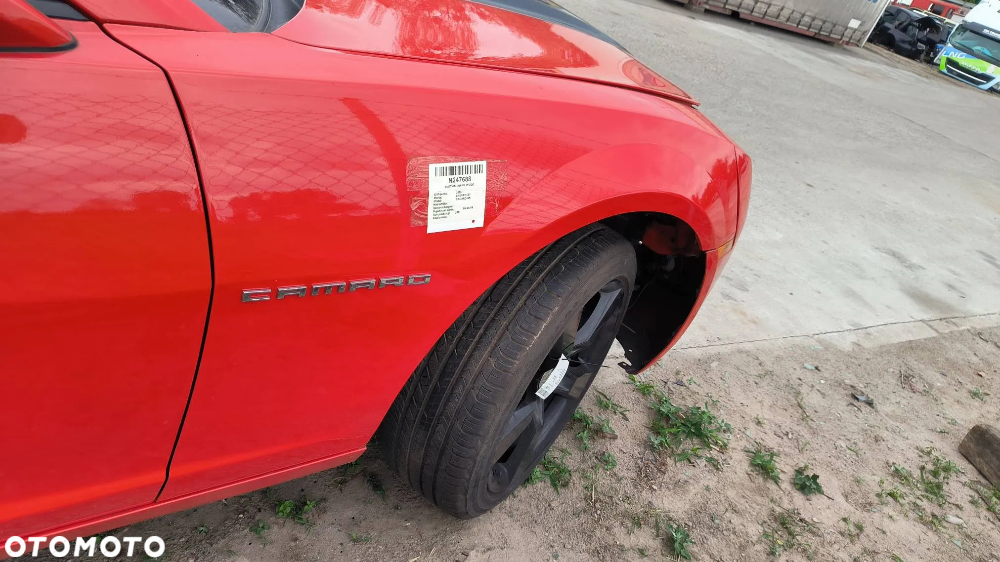 Błotnik przedni prawy/lewy Chevrolet Camaro Coupe RS 3.6 V6 2011 - 2