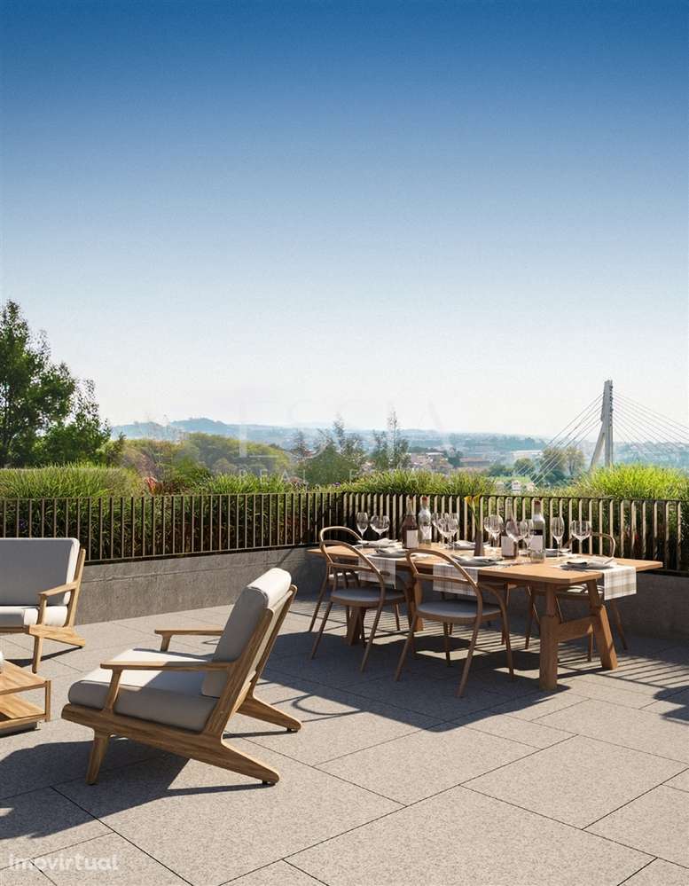 Apartamento T3 com Terraço | Condominio com Ginásio e Piscina - Grande imagem: 2/33