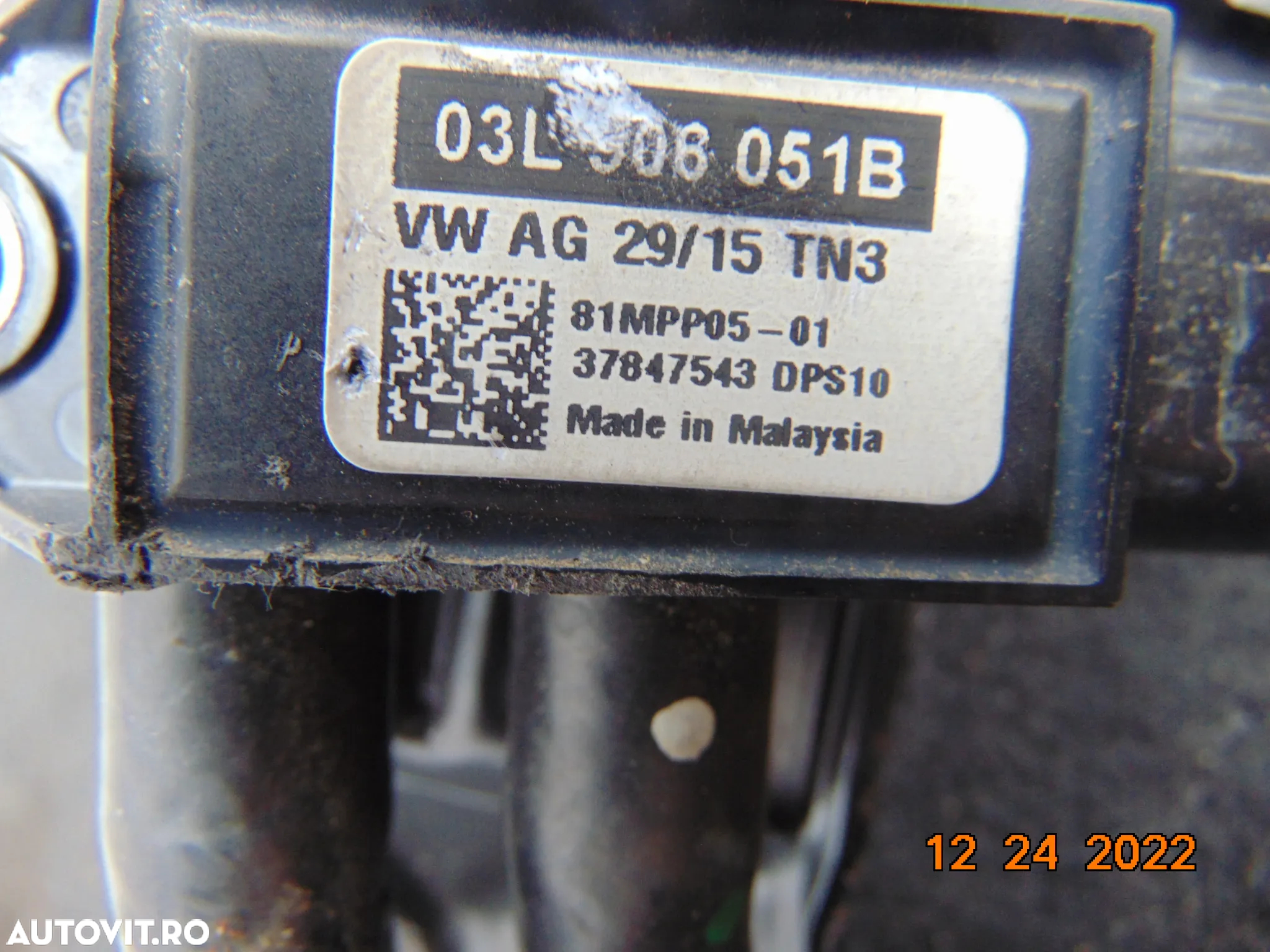 Senzor presiune gaze Audi a6 c7 a4 b9 a5 q5 vw passat b8 golf 7 sharan skoda superb octavia 3 seat - 2