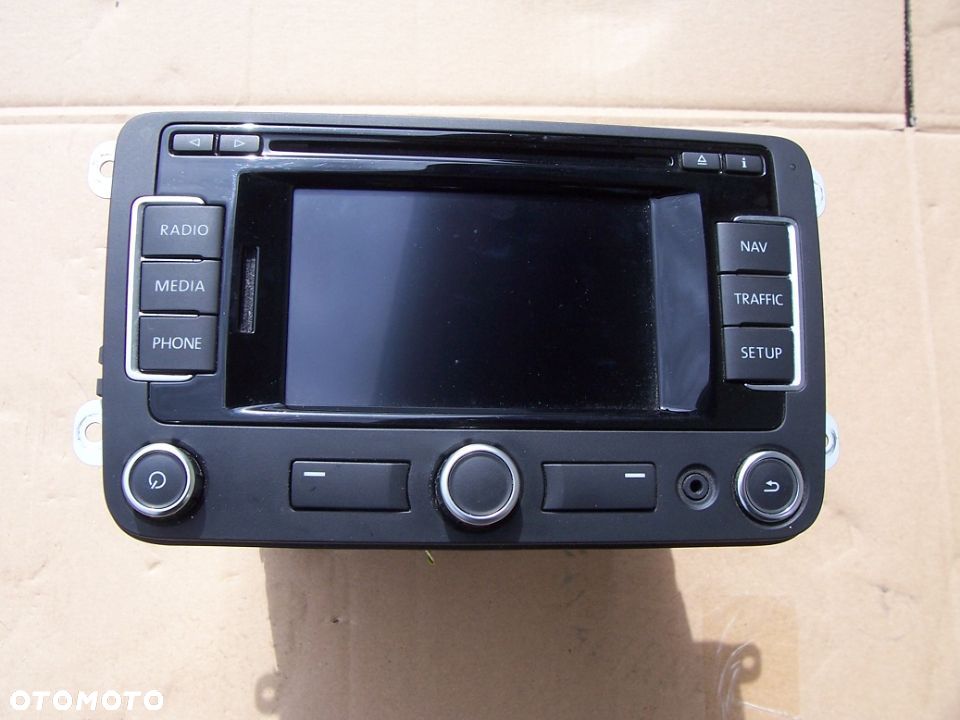 TIGUAN VW RADIO RNS315 3C0035279J GPS ORYGIN. VIN AUTA LEGAL EU. - 1