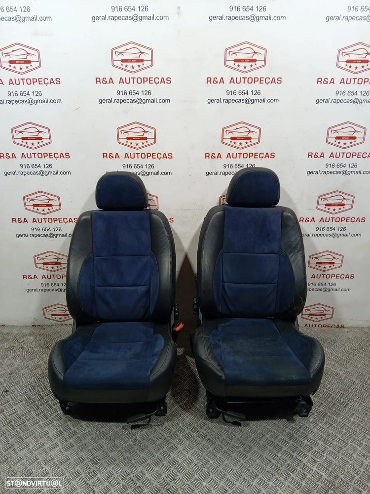 Conjunto de Bancos Rover 25 em Pele e Alcântara  Original - 15