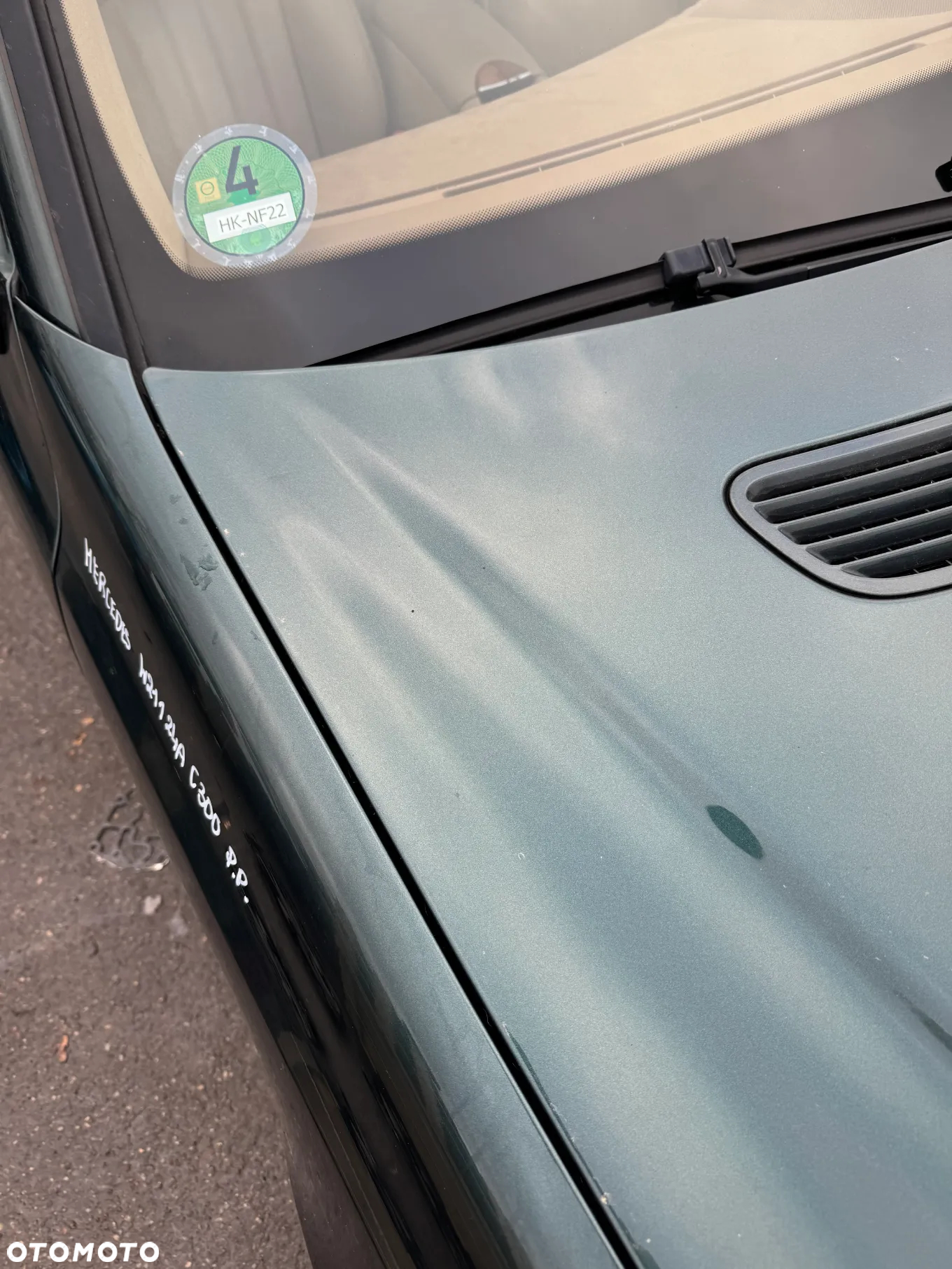 MERCEDES BENZ W211 LIFT MASKA POKRYWA SILNIKA C300 - 3