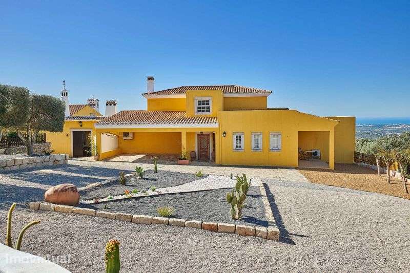 Boliqueime, Vivenda T8, jardim, piscina, vista mar. - Grande imagem: 4/11