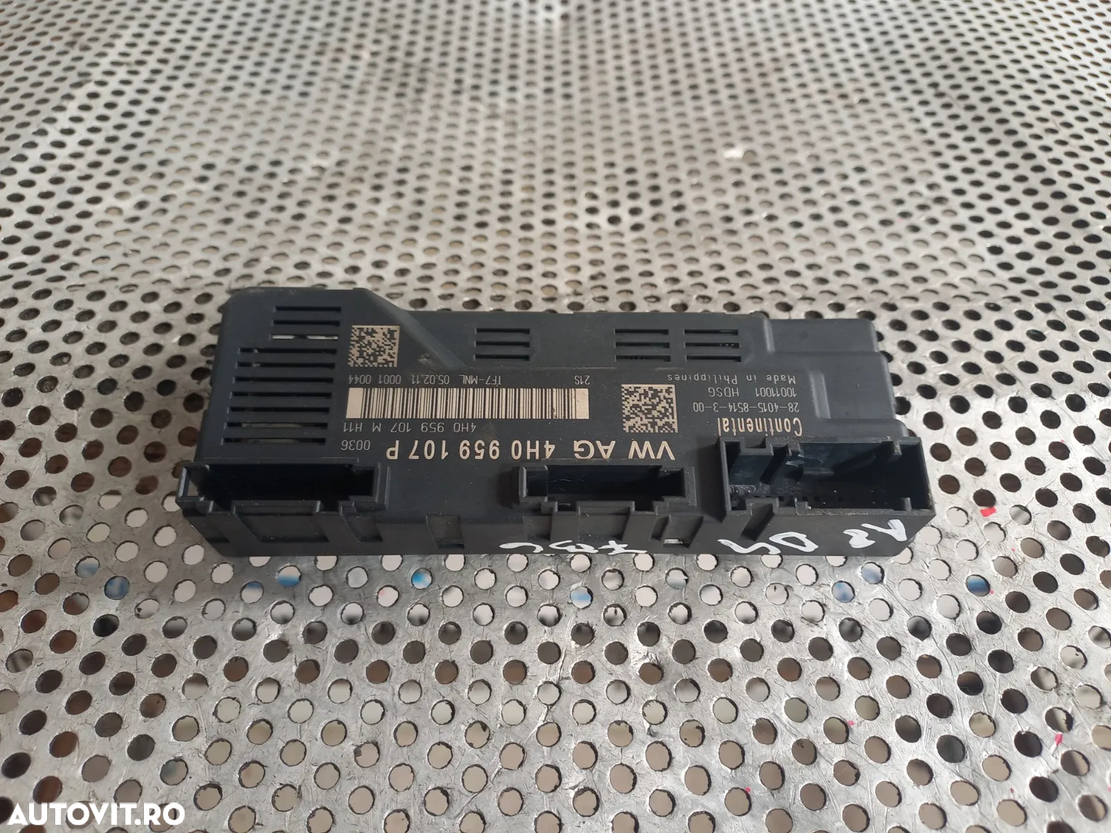 Modul Inchidere Soft Close Portbagaj Audi A8 4H D4 An 2010-2011-2012-2013-2014-2015-2016-2017 Cod 4H0959107P Dezmembrez Audi A8 4H D4 Volan Stanga 3.0 Tdi Quattro Motor CDT Cutie MXU - Dezmembrari Arad - 5