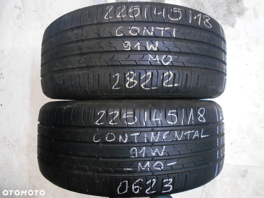 OPONY 225/45R18 CONTINENTAL ECO CONTACT 6 MO DOT 0623 /  2822 7.4MM - 1