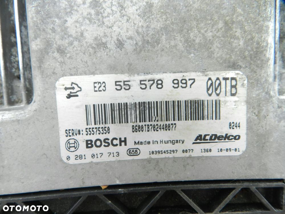 Sterownik Silnika OPEL CORSA D 1.3 CDTI 55578997 - 4