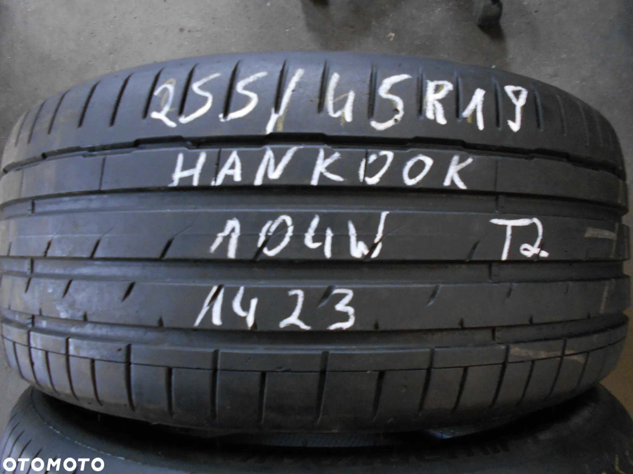 OPONY 255/45R19 HANKOOK VENTUS S1 EVO3 T2 DOT 1523 7MM - 2