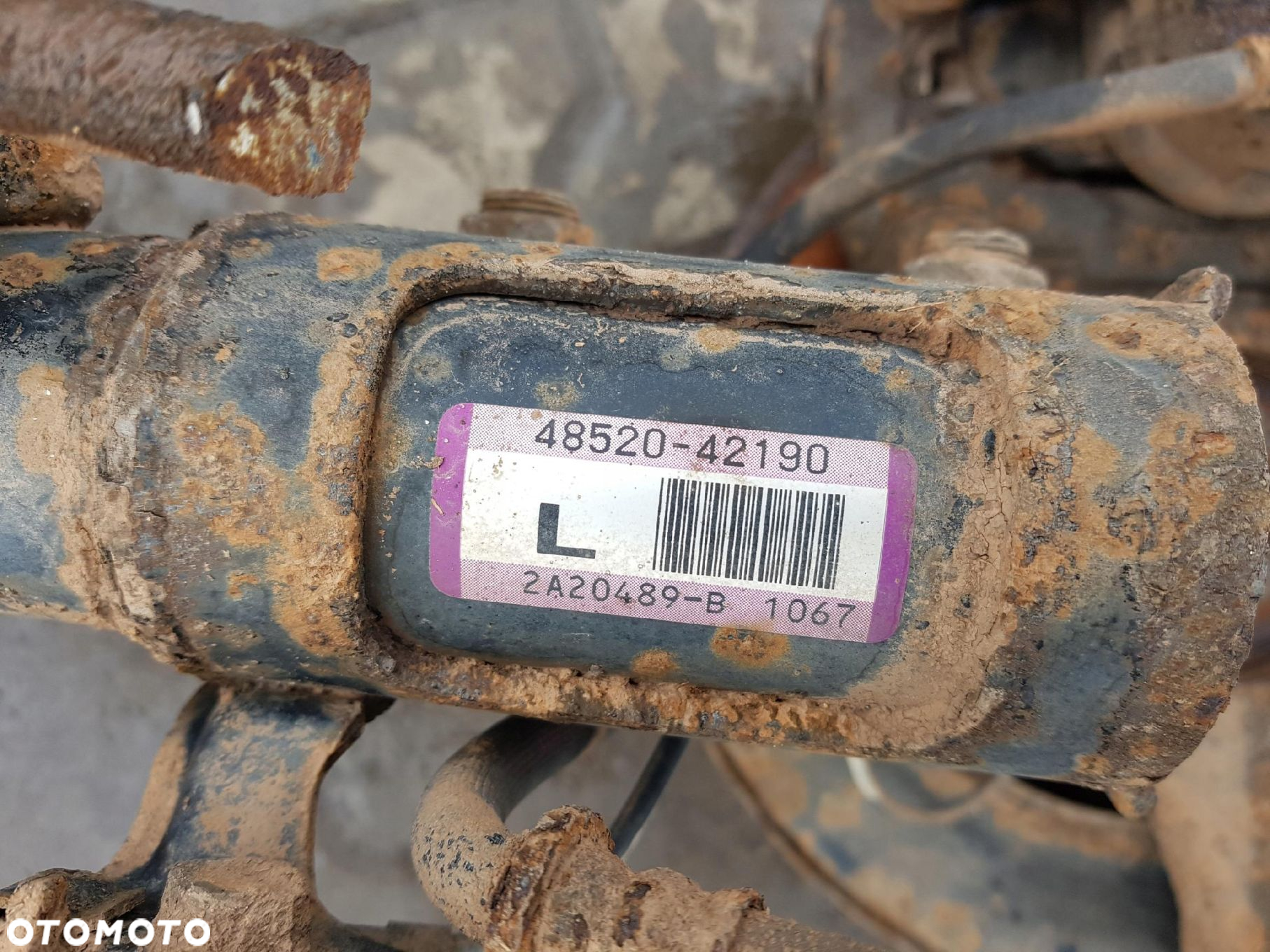 TOYOTA RAV4 3 III 05-08r 2.2 D4D AMORTYZATOR ZWROTNICA LEWA PRZÓD - 7