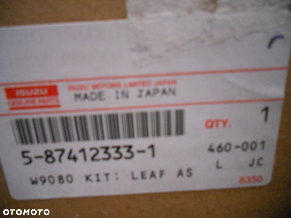 RESORY resor tył ISUZU D-max II i III 1,9 i 2,5d NOWE - 8