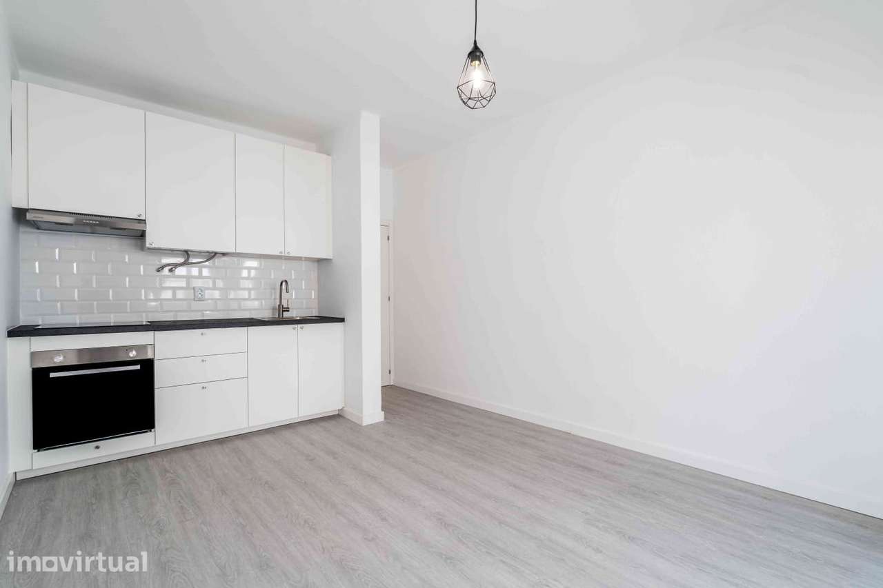 Apartamento T1 em open space totalmente renovado - Grande imagem: 5/12