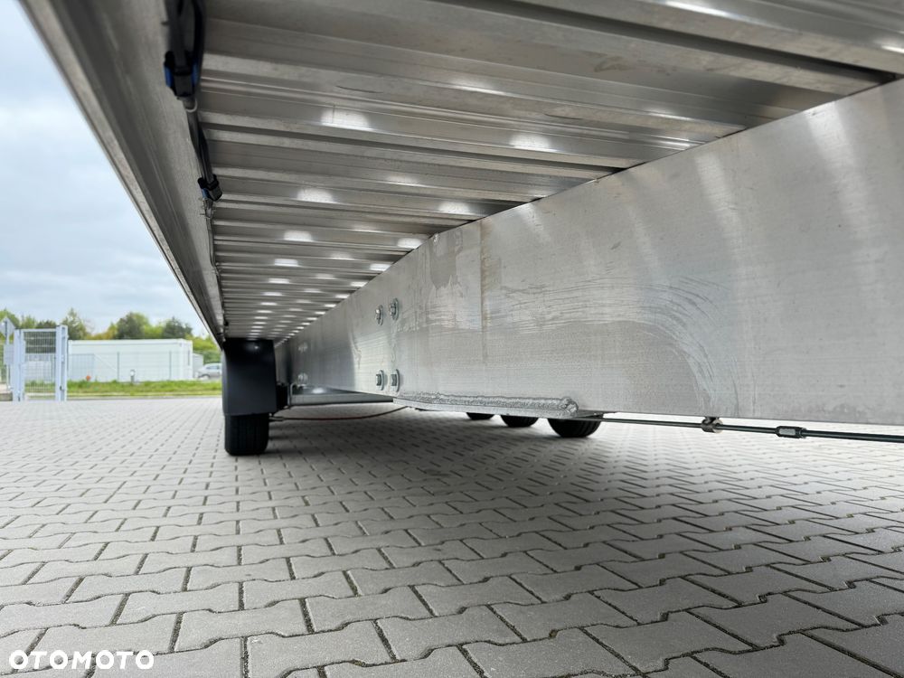 Gromex laweta aluminiowa | 850x210cm | DMC 3500kg | platforma na 2 auta | 3 osie AL-KO | OŚWIETLENIE LED - 15