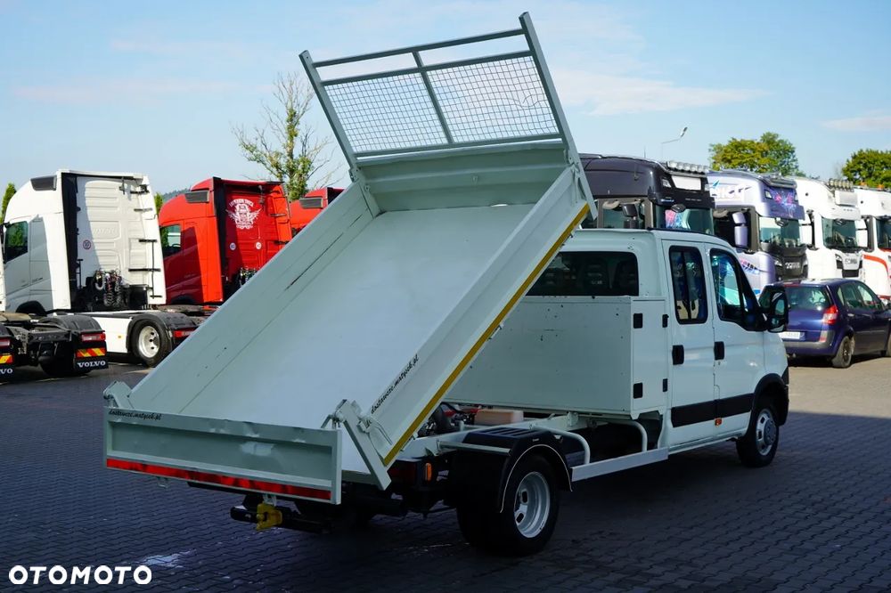 Iveco DAILY 35-130 / WYWROTKA TYLNOZSYPOWA STALOWA / BRYGADÓWKA - 7 OSÓB / BLIŹNIAK / MANUAL / SPROWADZONY / - 6