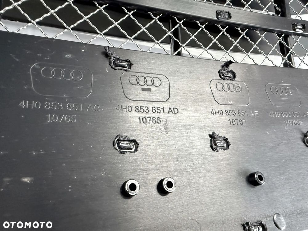 GRILL przedni ATRAPA Audi A8 D4 Lift 4H0, V12 - ASO - 17