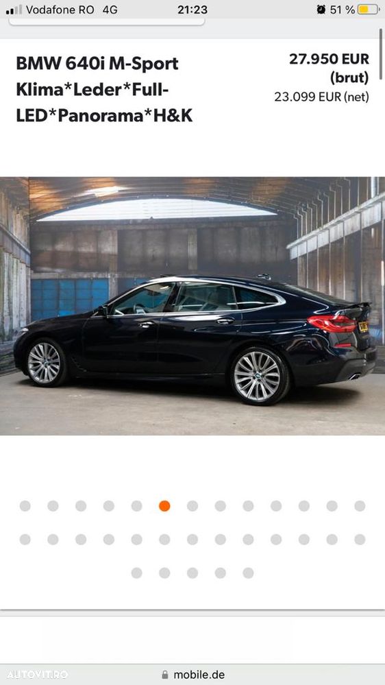 BMW Seria 6 640i - 2