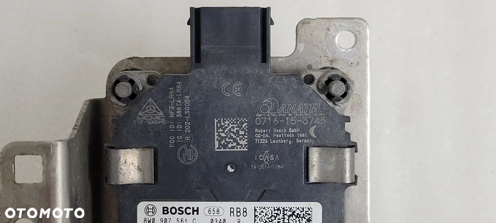 RADAR CZUJNIK BOSCH ACC PRAWY AUDI A4 B9 A5 8W0907561C 8W0907574 - 4