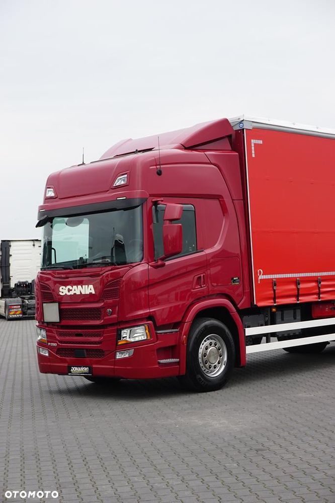 Scania P 280 / ACC / E 6 / FIRANKA + WINDA / 20 PALET / DŁ. 8,2 M / OŚ SKRĘTNA - 21
