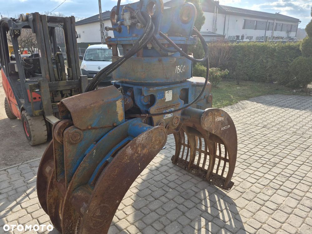 Mc Quaid HH2500 na 2 siłownikach, chwytak hydrauliczny obrotowy sortujący wyburzeniowy kleszcze, waga 1800kg. - 4