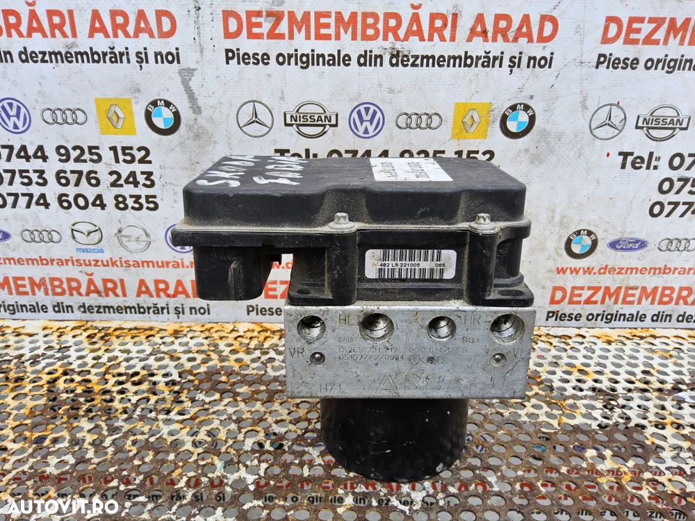 Modul ABS Skoda Fabia 1 cod 6q0907379af Vw Polo Seat Ibiza 2002-2009 unitate abs pompa ecu calculator - 2