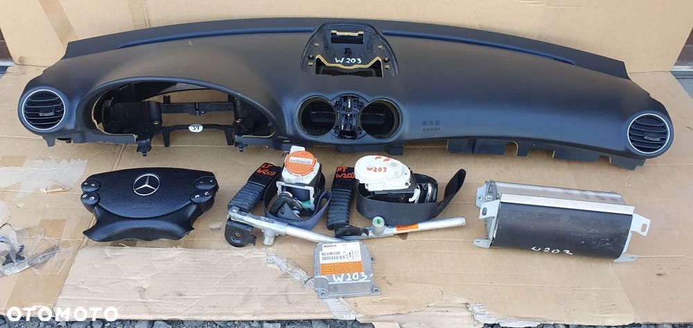 Konsola AIRBAG poduszki sensor Mercedes W209 - 9