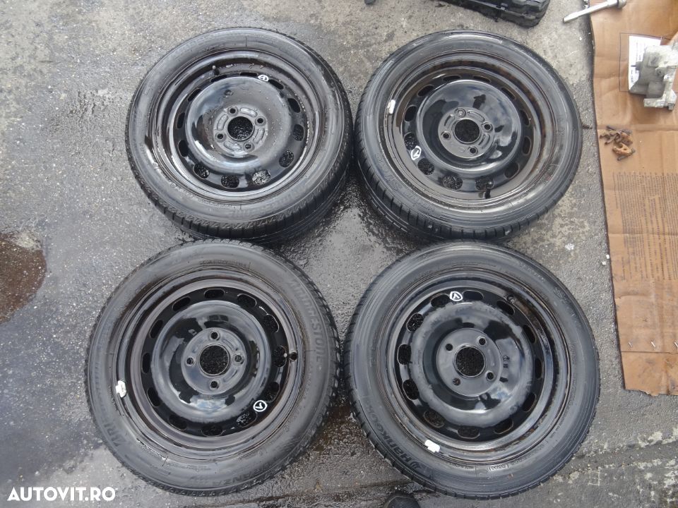 Vand Jante Tabla cu Cauciucuri Ford Fiesta 195/50 R15 din 2014 - 1
