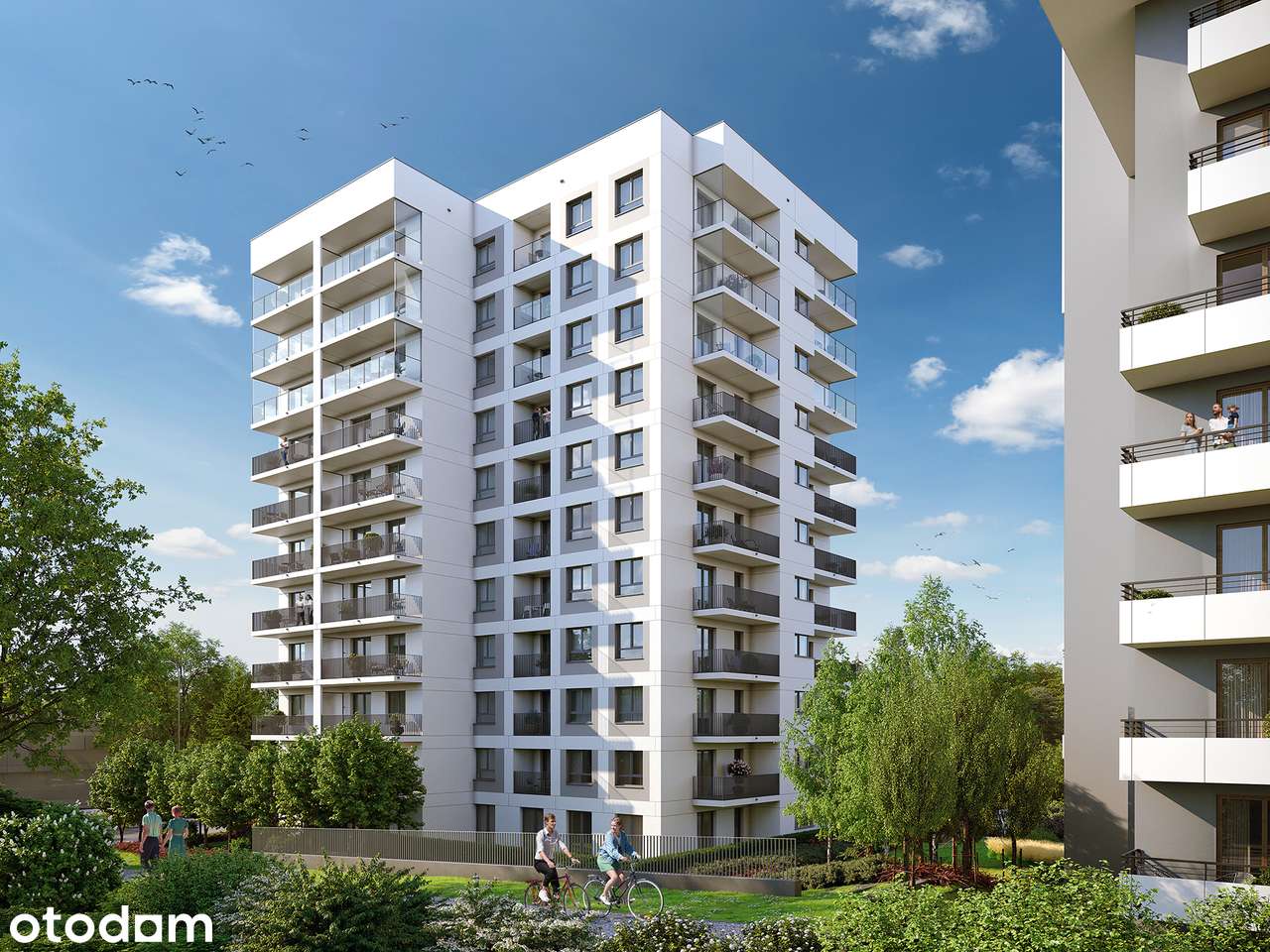 2-pokojowe mieszkanie 44m2 + loggia