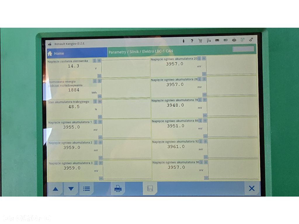 RENAULT KANGOO Z.E. II III 13- BATERIA AKUMULATOR 295109623R U012976 22 kWh - 2
