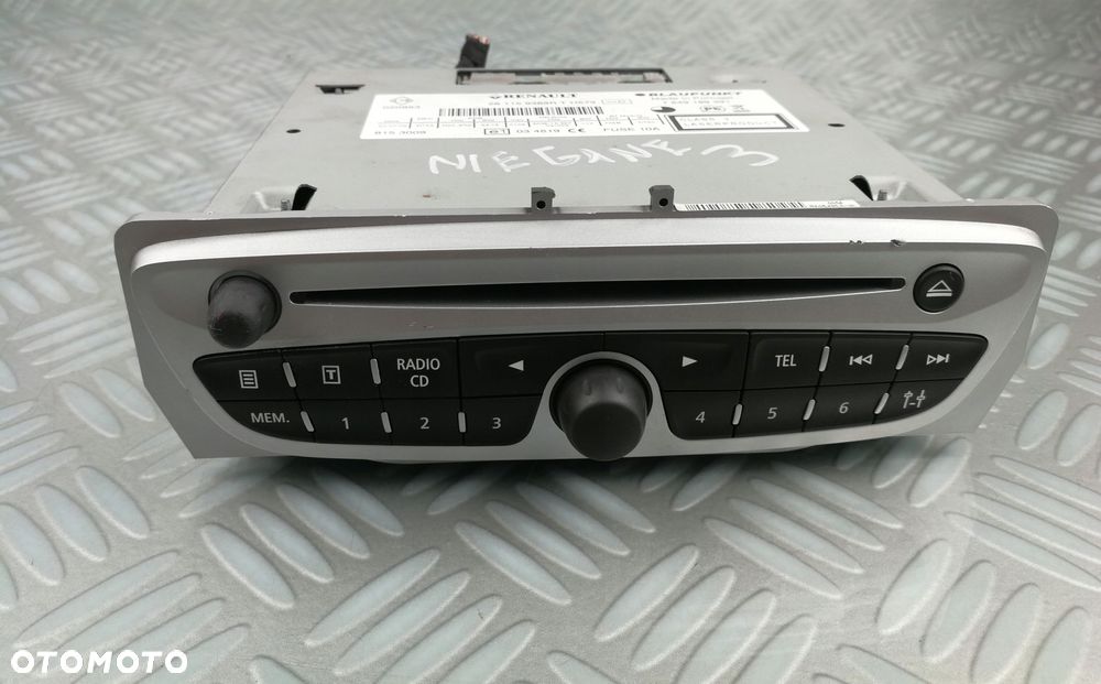 281159389R radio fabryczne CD FM AM RENAULT SCENIC III 3 MEGANE III 3 2008- - 3