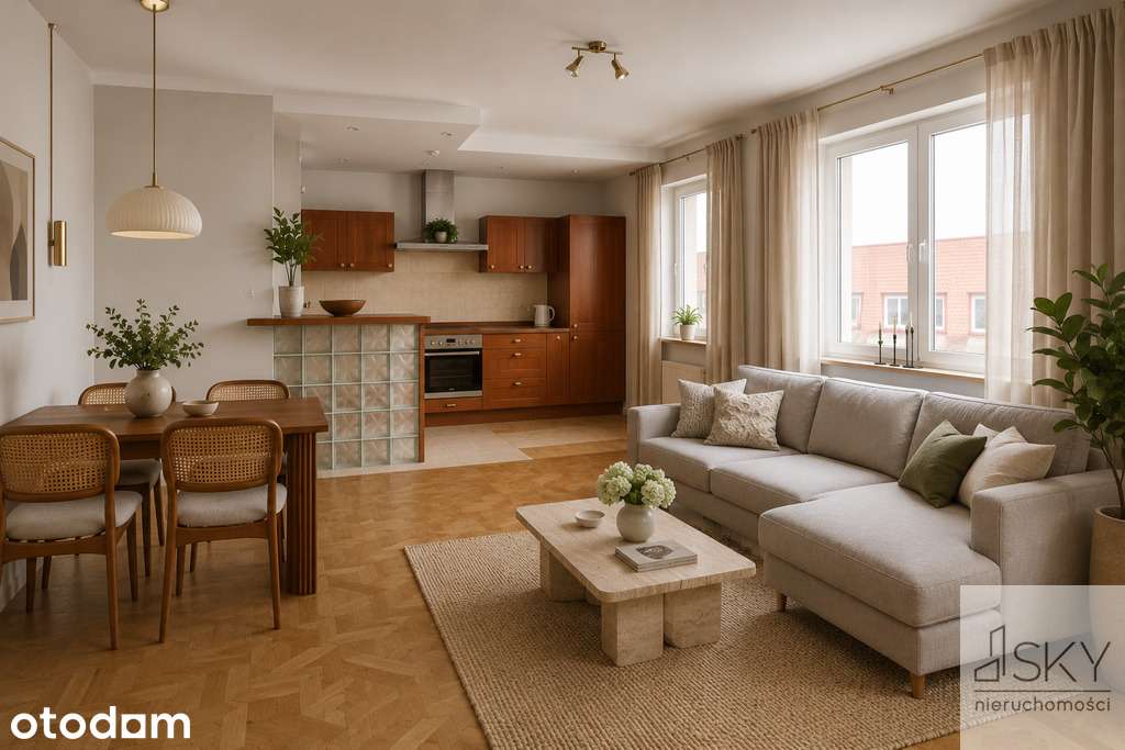 Do odświeżenia/3 pokoje na zamknętm osiedlu/balkon