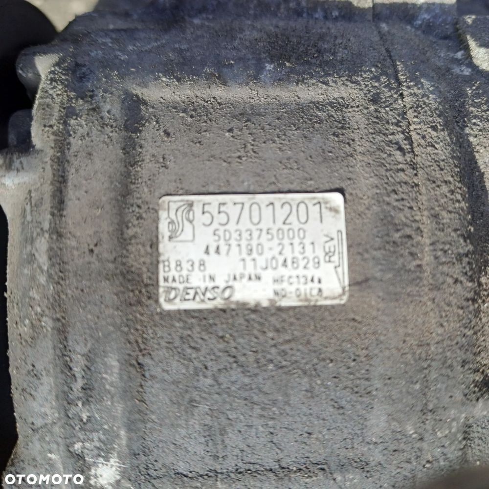 Fiat Bravo II 1.6 Multijet kompresor klimatyzacji Denso 55701201  447190-2131 - 5