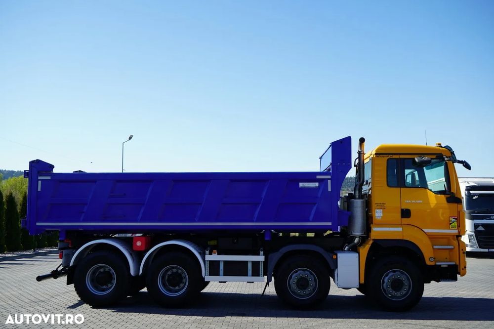 MAN TGS 35.500 / 8x4 / BASCULANTE / HYDROBURTA / BORDMATIK / NAVI / 2019 - 14
