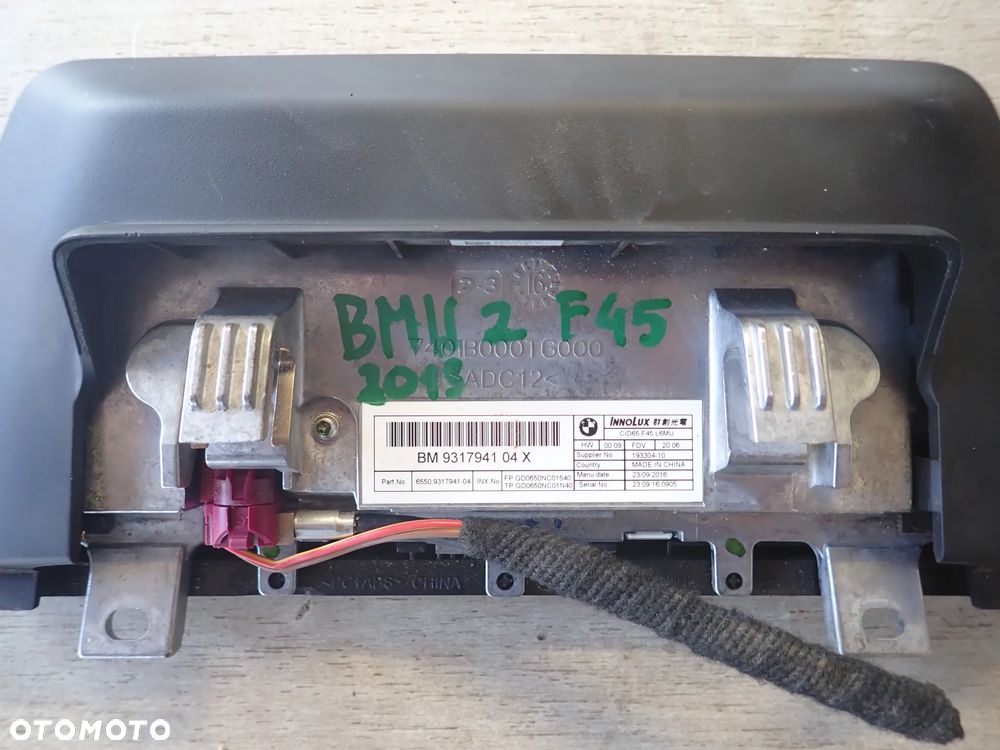 BMW 2 F45 F46 WYŚWIETLACZ BM931794104X - 3