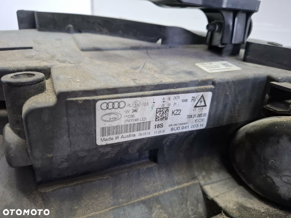 LEWA LAMPA PRZEDNIA PRZÓD XENON AUDI Q3 8U  8U0941003h  XENON NIESKRĘTNA IDEALNA - 8