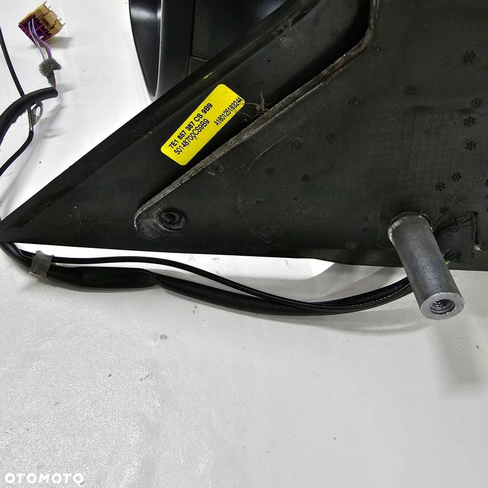 VW T6 lusterko zewnętrzne lewe struktura CZARNE 5 PIN ANTENA - 5