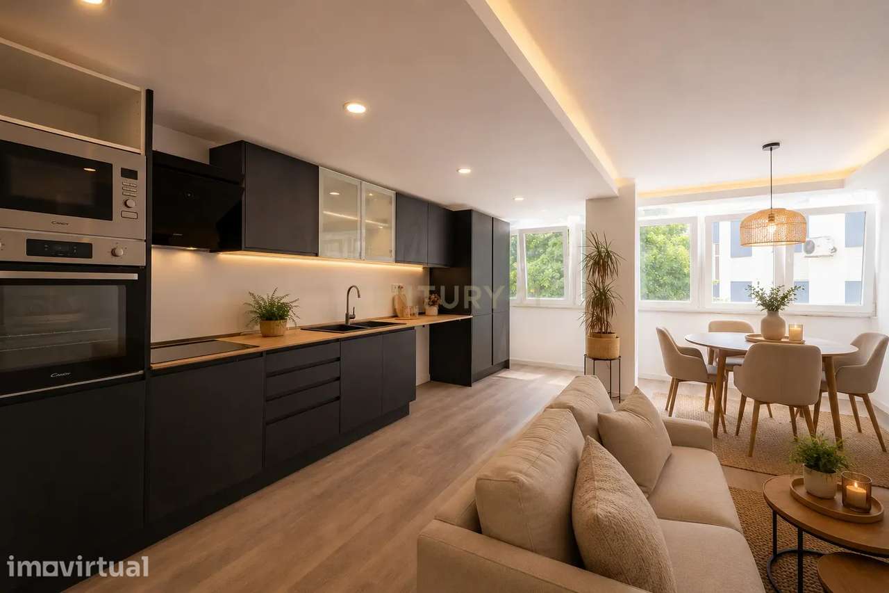 Apartamento T3 Remodelado, Cruz de Pau, Amora - Grande imagem: 3/40