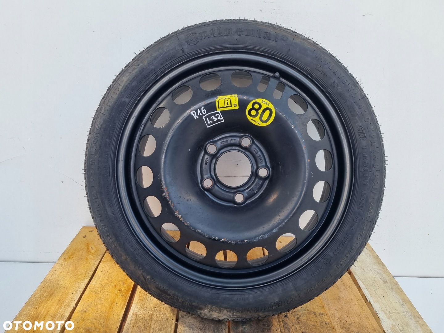 Opel Vectra C Astra H KOŁO DOJAZDOWE dojazdówka 115/70 R16 5x110 2160132 - 1