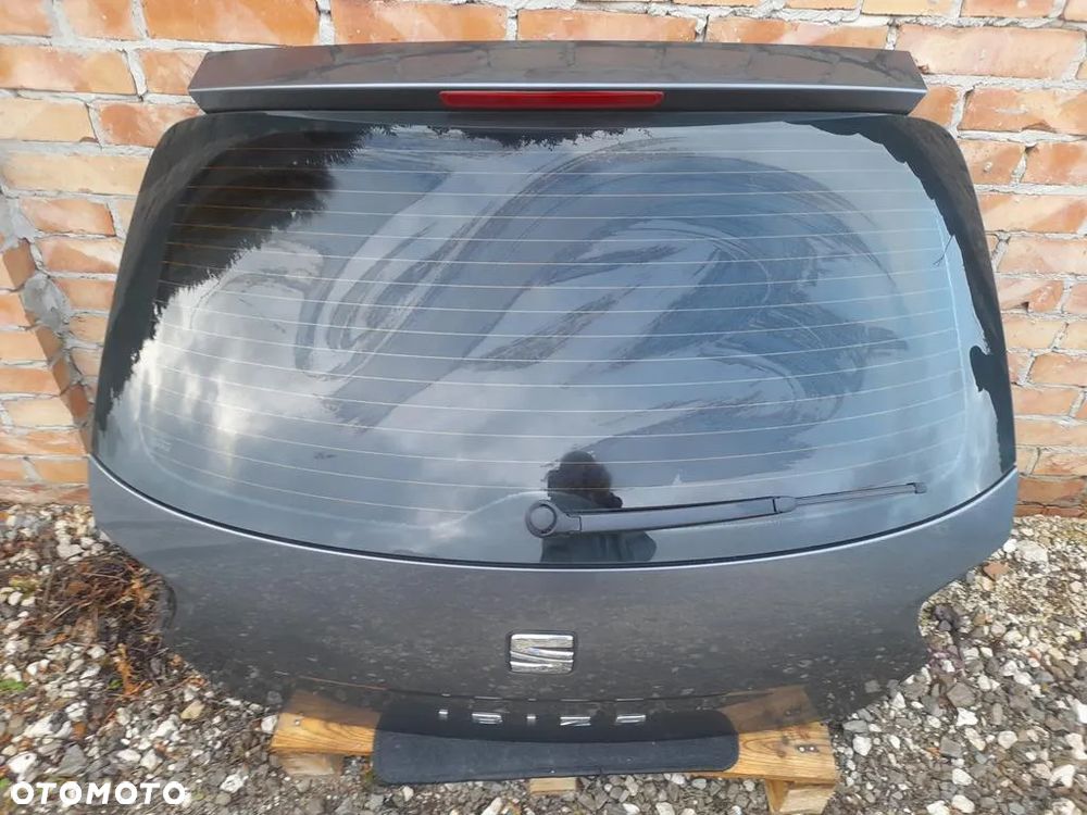 klapa bagażnika tył tylne Seat Ibiza IV lift 6j 5d HB LX7R bez malowania - 19