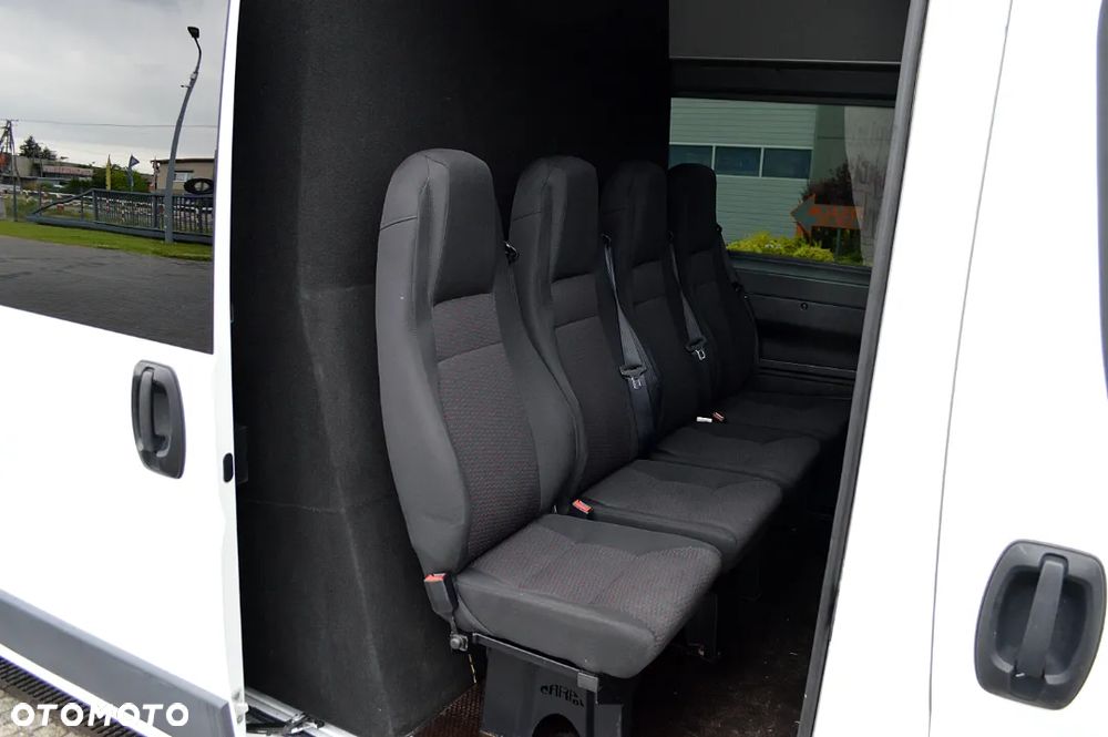 Peugeot Boxer Blaszak Brygadówka Doka L4H2 7-miejsc Salon PL, Jeden Właściciel - 19
