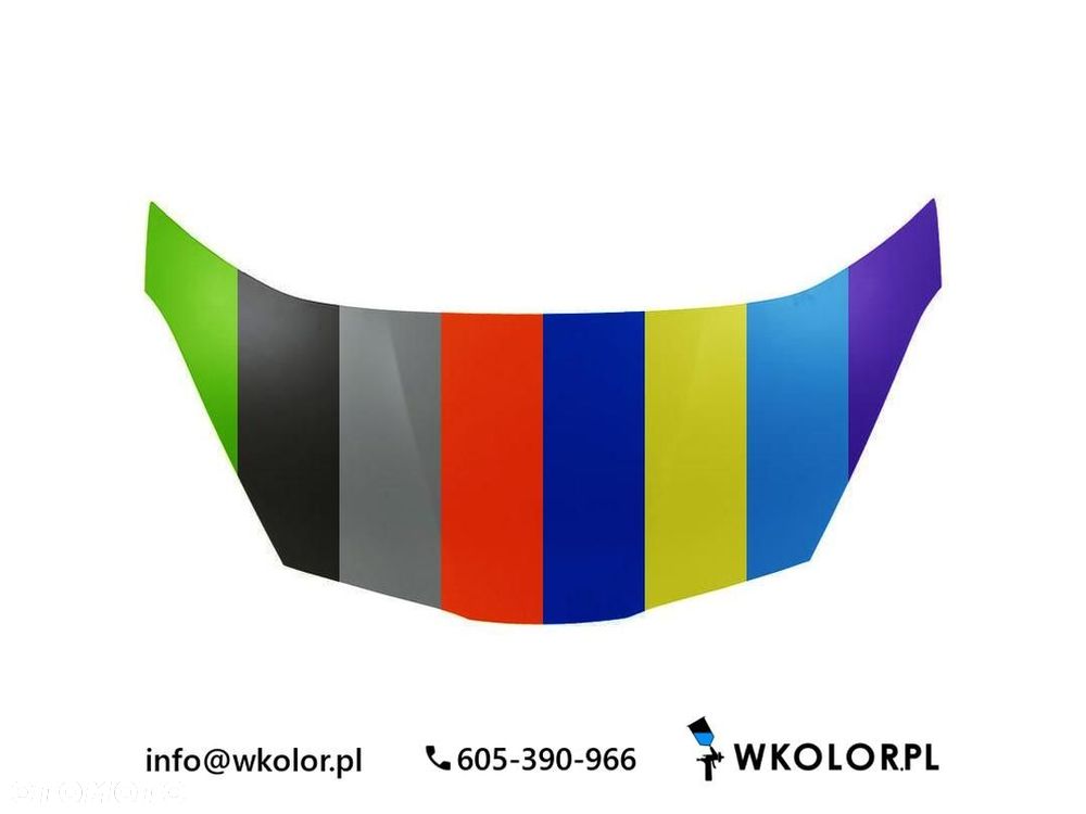 NOWA POKRYWA SILNIKA HONDA JAZZ III 2008- LAKIEROWANA W KOLOR - 1