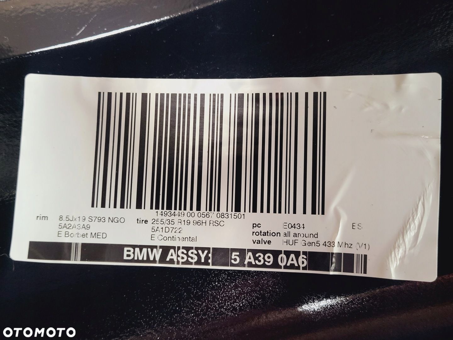 19 Zimowe ORYGINAŁ BMW 3 G20 G21 4 G22 G23 2 G42 793 NOWE Gold - 8