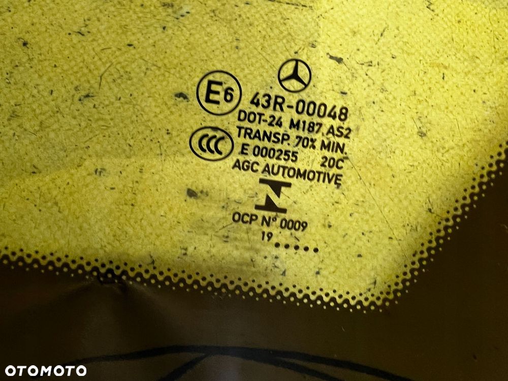 SZYBA KAROSERYJNA BŁOTNIKA TYŁ PRAWY MERCEDES E-KLASA W213 S213 KOMBI 2019R - 12